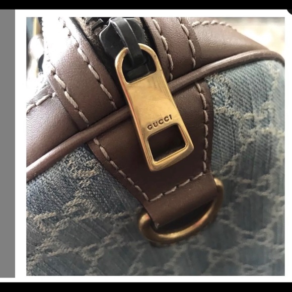 Authentic Gucci Denim Boston Bag ๐ EUC! - Picture 5 of 7